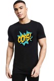 Tricou barbati negru - Oops - 2XL, THEICONIC
