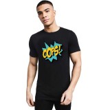 Tricou barbati negru - Oops - M
