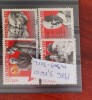 TS21 - Timbre serie DDR 1986 3009-3012, Stampilat