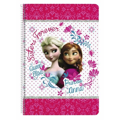 Caiet A4 matematica colectia Frozen II Disney foto