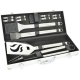 Set 13 ustensile inox pentru gratar Grill Chef