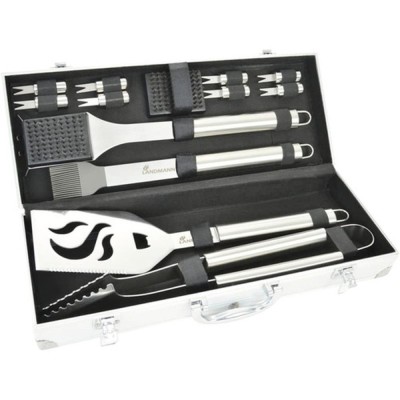Set 13 ustensile inox pentru gratar Grill Chef foto