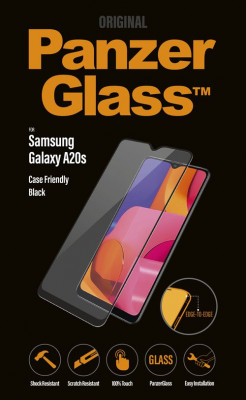 PanzerGlass - Geam Securizat Case Friendly pentru Samsung Galaxy A20s, black foto