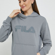 Fila bluza femei, culoarea gri, neted