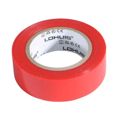 Banda izolatoare Lohuis, rosu, 10 m x 0.15 mm x 19 mm foto