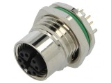 Soclu M12 8-PIN mamă IP67 48V 0,5A