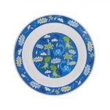 Bol Plastic, Dinozauri, Albastru, Diametru 16cm, Oem