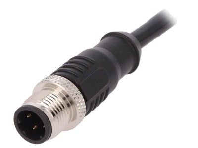 Conector M12 4 pini IP67, cablu 1m foto