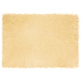 vidaXL Covor Faux din L&acirc;nă de oaie Crem 120 x 170 cm Poliester 42021504