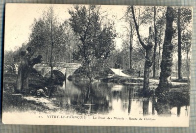 AD 86 C. P. VECHE - VITRY-LE-FRANCOIS -LE PONT DES MARVIS - FRANTA- 1919 foto