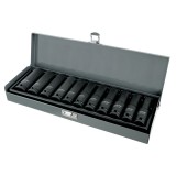 Set tubulare adanci de impact 1/2&#039;&#039; 10-32mm - 15piese PROLINE