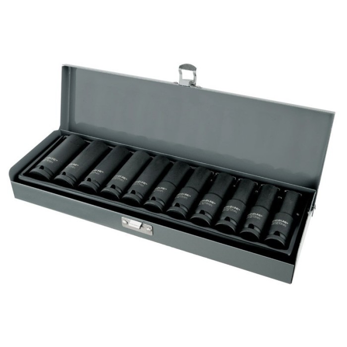 Set tubulare adanci de impact 1/2&#039;&#039; 10-32mm - 15piese PROLINE