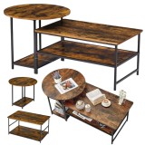 Set masute de cafea 2 in 1, 123x60x51cm, Lean 26622