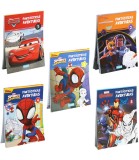 Carnet Caiet de Colorat Disney Eroi 96 Pagini 5 Tipuri