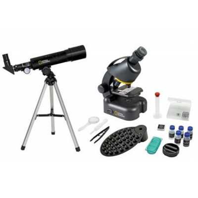 Set telescop 50/360 si microscop 40-640x National Geographic foto