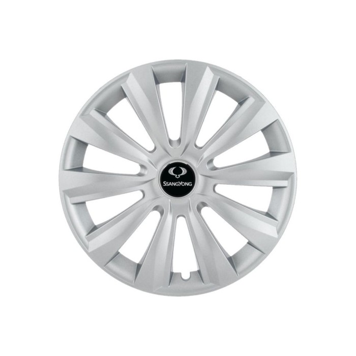 Set 4 capace roti 14 inchi (R14) Delta Gri, Compatibile Cu SsangYong