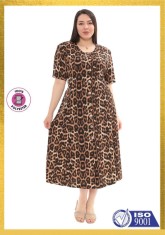 Rochie Clasica cu Nasturi si Cordon Cod 0034 - 60Marimea foto