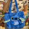 Geanta Stitch albastra din plus pentru umar