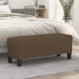 vidaXL Bancă, maro, 100x35x41 cm, textil 349454