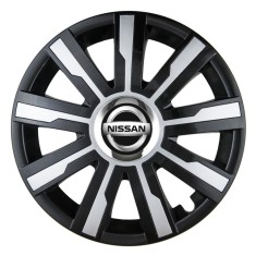 Set 4 Capace Roti Autohelix MSA&reg;, potrivite jantelor de R15, pentru Nissan, model mirage
