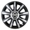Set 4 Capace Roti Autohelix MSA&reg;, potrivite jantelor de R15, pentru Nissan, model mirage