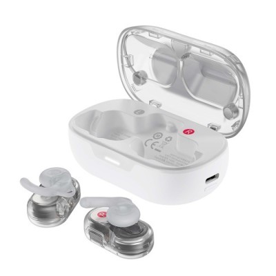 Casti Bluetooth 5.3, Type-C, Call Noise Reduction, IPX4 - Acefast (FA003) - White foto