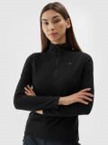 Lenjerie termoactivă din fleece (bluză) pentru femei - neagră, 4F Sportswear