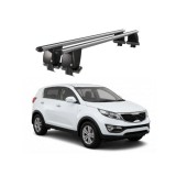 Bare transversale aluminiu pentru Kia Sportage SL 2010-2013, plafon neted
