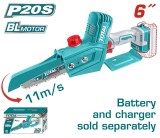 TOTAL - MINI DRUJBA - 6&quot;- LI-ION - 20V (NU INCLUDE ACUMULATOR SI INCARCATOR) PowerTool TopQuality