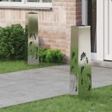 vidaXL Lumină LED Solară pentru Alei 2 pcs Galvanizat Galvanizat 879763