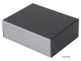 Carcasă aluminiu argintie 160x203x69mm