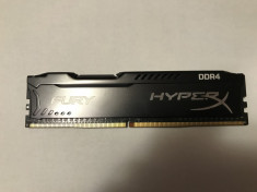 Memorie Desktop HyperX FURY Black 4GB, DDR4, 2133MHz, CL14, 1.2V foto