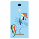 Husa silicon pentru Xiaomi Remdi Note 3, Rainbow Dash