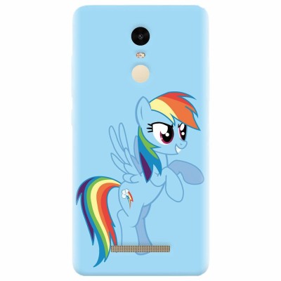 Husa silicon pentru Xiaomi Remdi Note 3, Rainbow Dash foto