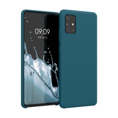 Husa Kwmobile pentru Samsung Galaxy A51, Silicon, Verde, 51197.57 foto