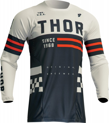 Tricou atv/cross copii Thor Pulse Combat, culoare bleumarin/alb, marime 2XS Cod Produs: MX_NEW 29122185PE foto