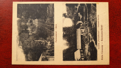 Baile Covasna-1935-Funicularul si izv. Porumbelul-St. GOARNA -C.P.circ.-RARA foto