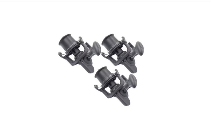 Set 3 Mulinete Crap IE 8000 cu 10 rulmenti si tambur de rezerva