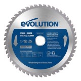 Panza circular pentru taiat otel, pentru fierastraie circulare Evolution 210mm, &Oslash;210 x 25.4 mm, 50 de dinti TCT