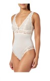 Cumpara ieftin Body cu dantela pentru femei Emporio Armani Dreamy Viscose Lace, crem palid, XS - OUTLET