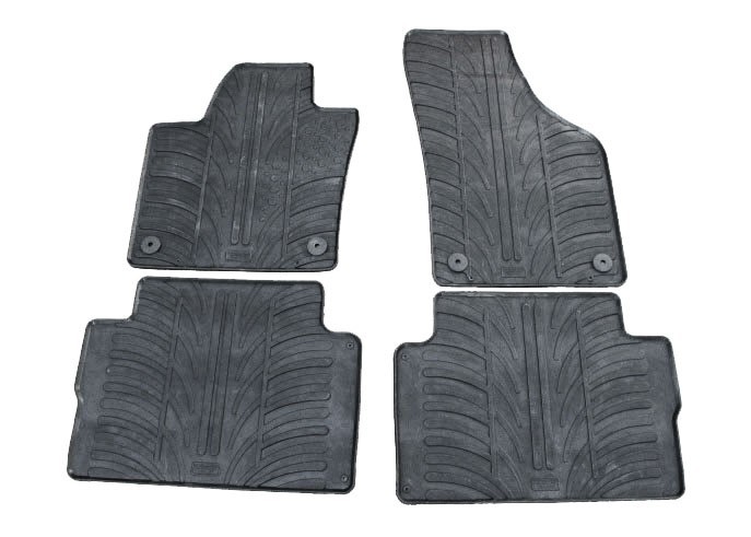 Set covorase auto din cauciuc Vw Sharan 2010-, Seat Alhambra 2010- (5 usi), Negru, Gledring, 4 buc. AutoDrive ProParts