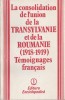 Gh. Iancu, G. Cipaianu - La consolidation de l&#039;Union (lb. franceza), 1990