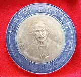 (M1524) MONEDA SAN MARINO - 500 LIRE 1984, ALBERT EINSTEIN