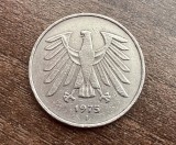C50 - Moneda foarte veche - Germania - 5 marci - 1975 litera J