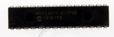 MCP23017-E/SP 16BIT EXPANDER,I/O,I2C I/F,DIP28 TIP:MCP23017-E/SP MICROCHIP Originale foto