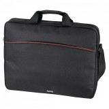 Geanta Laptop Hama Tortuga 15.6 inch, Servieta Neagra, Buzunar Accesorii, Fermoar