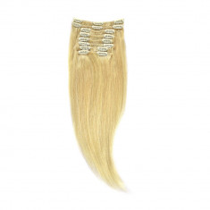 Clip-On Par Natural 40cm 90gr Blond Deschis #60 foto