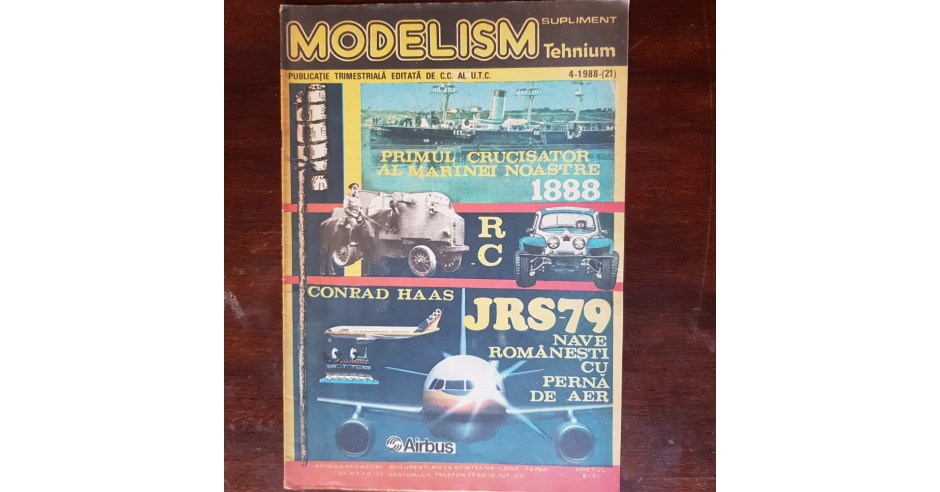 Revista Modelism Supliment Tehnium 4 1988 (21) | arhiva Okazii.ro
