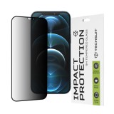 Folie pentru iPhone 12 Pro Max - Techsuit 111D Privacy Full&nbsp;Glue - Black