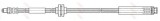 Conducta / cablu frana FORD C-MAX (DM2) (2007 - 2016) TRW PHB501